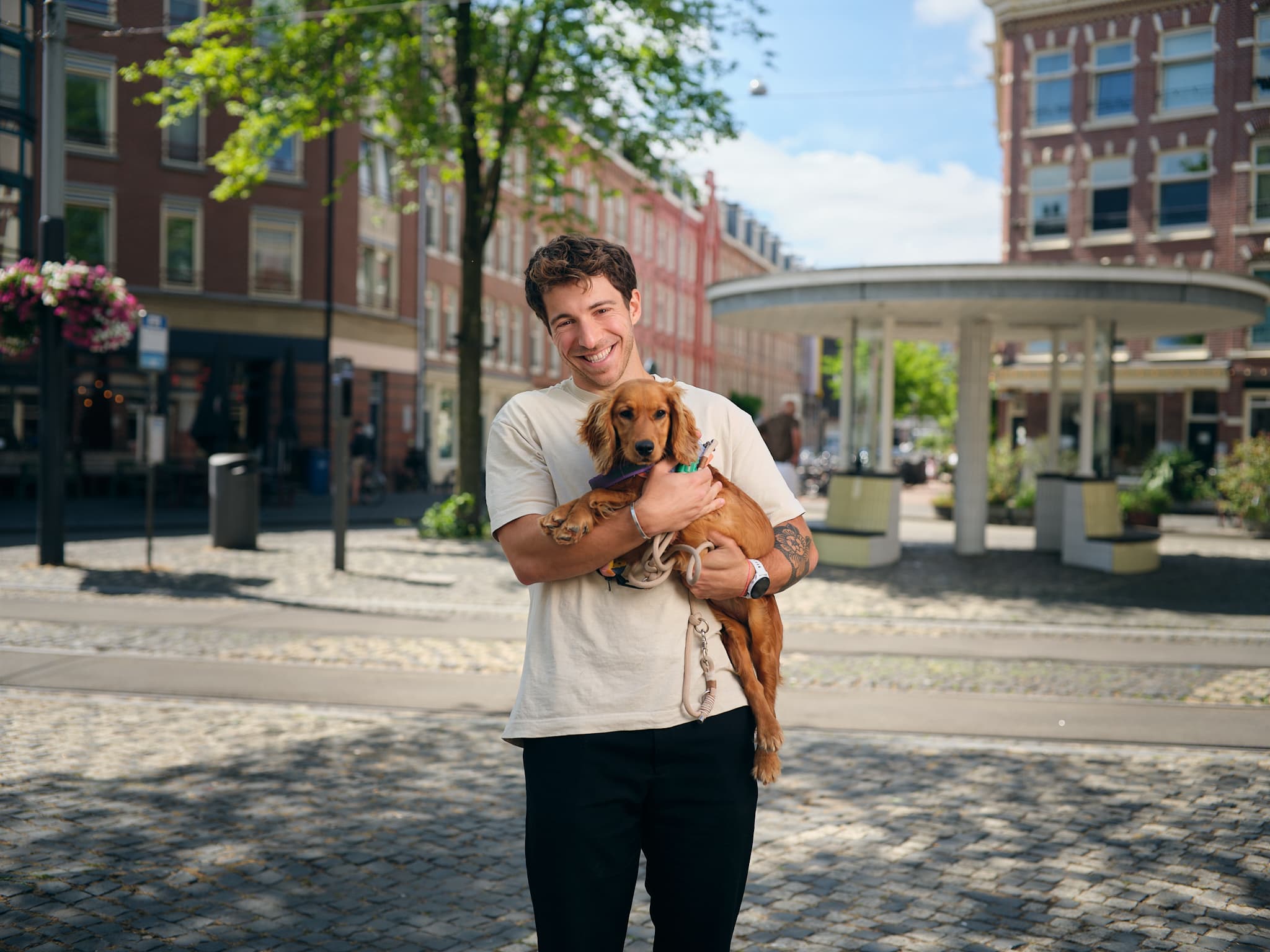 man-met-hond-westerpark